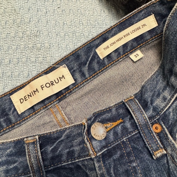 Denim Forum The Joni High Rise Loose - Women’s 23 - Picture 9 of 9